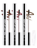 Erinde 3PCS Peel Off Lip Liner Stain, Long Lasting Tattoo Lip Liner with Tweezer, Matte Finish Peel Off Lip Stain, Waterproof Transfer Proof Lip Stain Peel Off, Non-Stick Cup Nude Lip Stain Lipliner