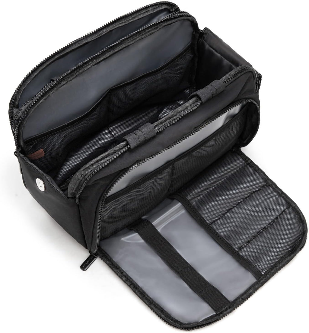 Montana West Travel Toiletry Bag Large Capacity Travel Bags Soft Makeup Organizer Lightweight Puffy Cosmetic Bag with Waterproof Compartment