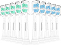 Toothbrush Replacement Heads for Philips Sonicare C2 Plaque ProtectiveClean 5300 6100 4100 DiamondClean Smart 9300 9900 ExpertClean 7500 Click-on Handles Electric Toothbrushes, 10 Count