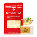 Ginger Tea Bags - 55 Count (+5 Tea Bags) Bamboo Tong Included - 4.16 oz, Re-Steep Herbal Tea Blend, Stimulates Appetite, Promotes Healthy Digestion & Boosts Immunity