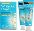Lumineux Whitening Starter Set – Peroxide Free - Enamel Safe for Whiter Teeth – Includes 7 Whitening Treatments & 2 Pack Whitening Toothpaste, Fluoride Free & Dentist Formulated