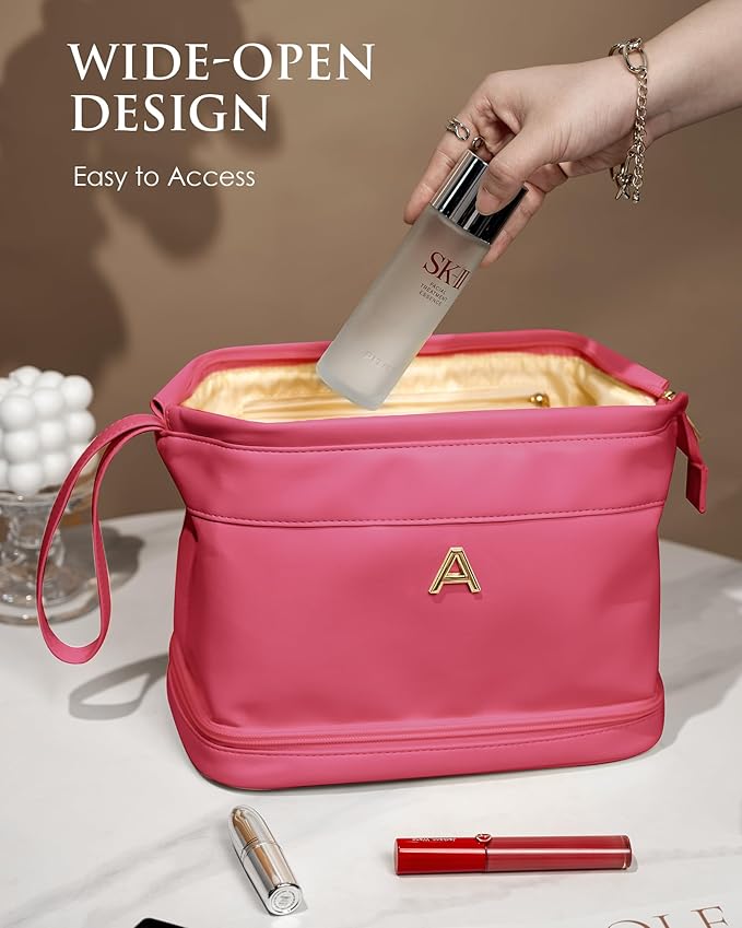 Teens Gifts, Birthday Gift for Daughter-Makeup Bag for Women, Bridesmaid Engagement Gift for Her Travel Toiletry Bag Bridal Shower Gifts for Engagement Wedding Bridesmaids Gift