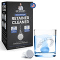 Dr. Taylor’s Retainer Cleaner Tablets 120 for Aligners & Dentures - Effectively Removes Stains, Plaque, and Odor - Mouth & Night Guards Cleaner with Refreshing Mint Flavor