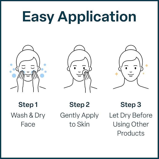 QRxLabs Glycolic Acid Pads - 10% Glycolic Acid Exfoliating Pads - Rinse-Free Face Peel - Antioxidant Chemical Exfoliant with Vitamins B5, C & E, Green Tea Extract - 50 Count, Mint & Eucalyptus