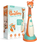 Brusheez Little Toddlers’ Sonic Toothbrush - Safe & Gentle Toothbrush for Ages 1-3 with Built-in, Light-Up 2-Minute Timer, Extra Brush Head, & Storage Base for First-Time Brushers (Fuzzy The Fox)