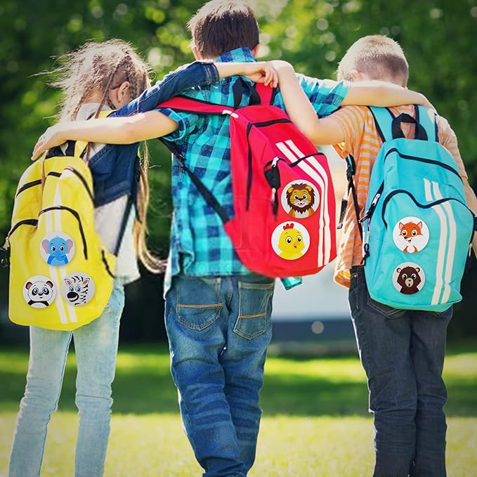 1000 PCS Small Cute Animal Stickers for Kids Teachers Classroom Party(1" Diameter / 2 Roll / 16 Designs)