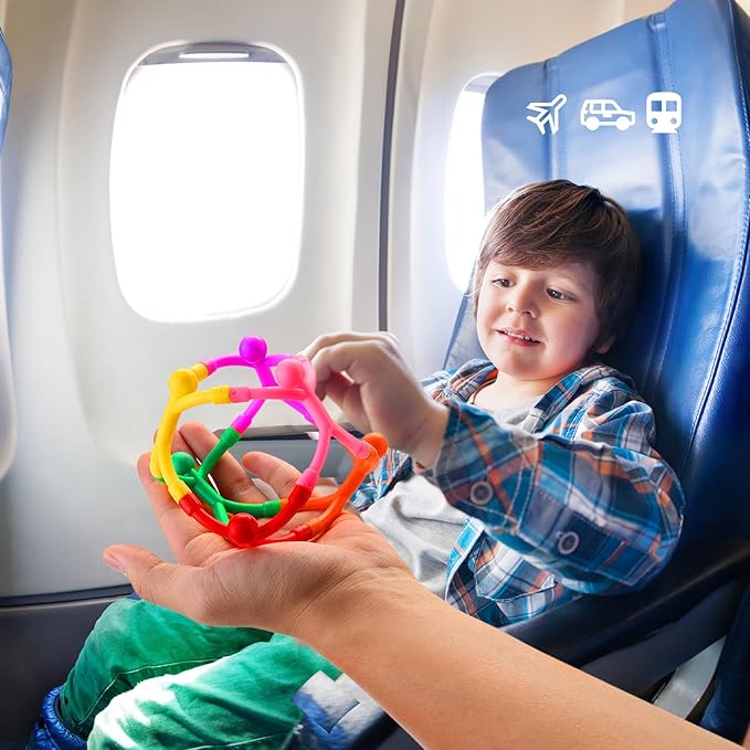 24Pcs Magnetic-People-Magnet-Men, Magnetic Travel Toys for Kids, Creative, Portable and Educational, Funny Magnets for Kids, Small Toys for Classroom Prizes, Easter Egg Stuffers, Office