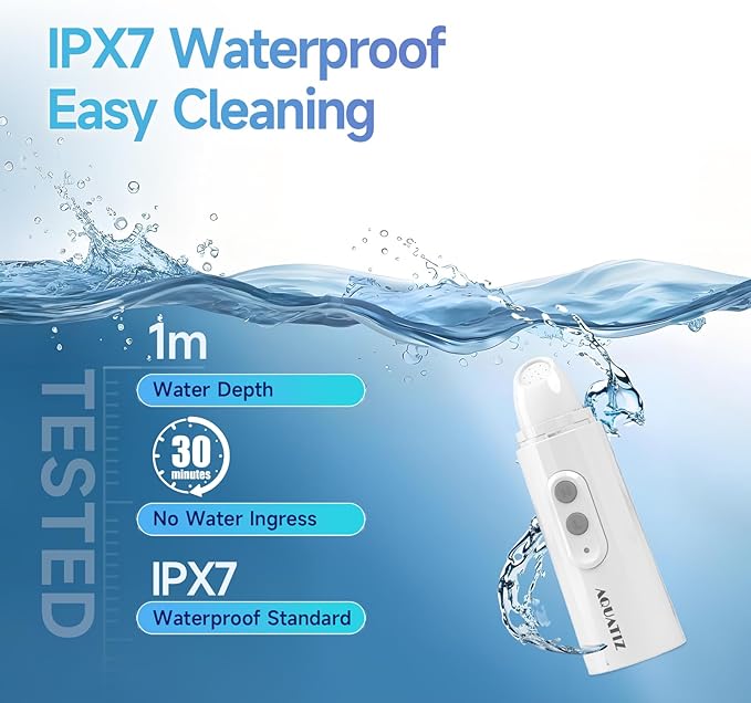 Upgraded Portable Bidet for Travel – Extendable Water Bottle (350–550ml), IPX7 Waterproof, 2 Spray Modes & Water Pressures, Rechargeable (60 Uses), Compact Handheld Hygiene Washer