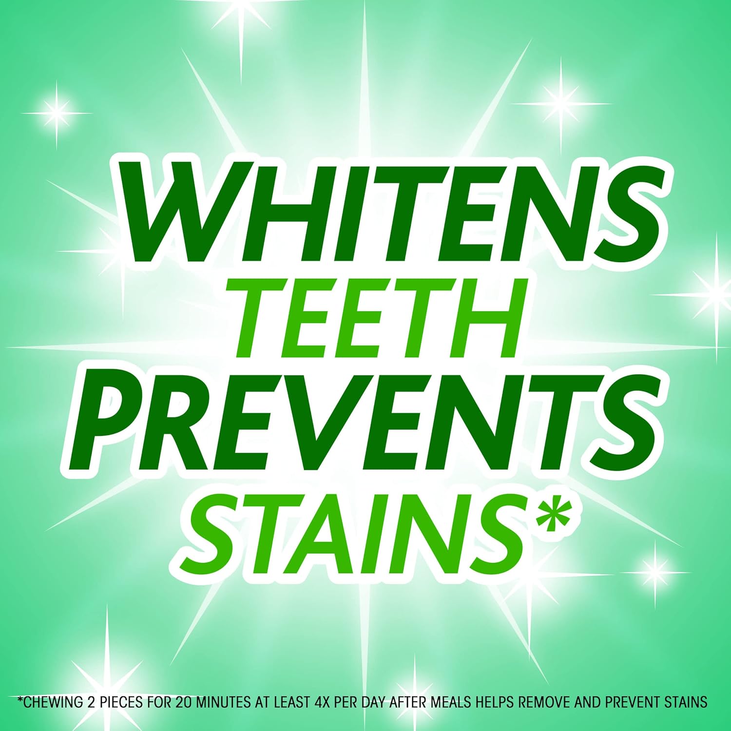 Trident White Spearmint Sugar-Free Chewing Gum, 9 Pack of 16 Pieces (144 Total Pieces)