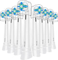 Replacement Toothbrush Heads Compatible with Oral B iO Series 2/3/4/5/6/7/8/9/10 Electric Toothbrush,Round Brush Heads for Gentle Gum Care & Deep Cleaning,White