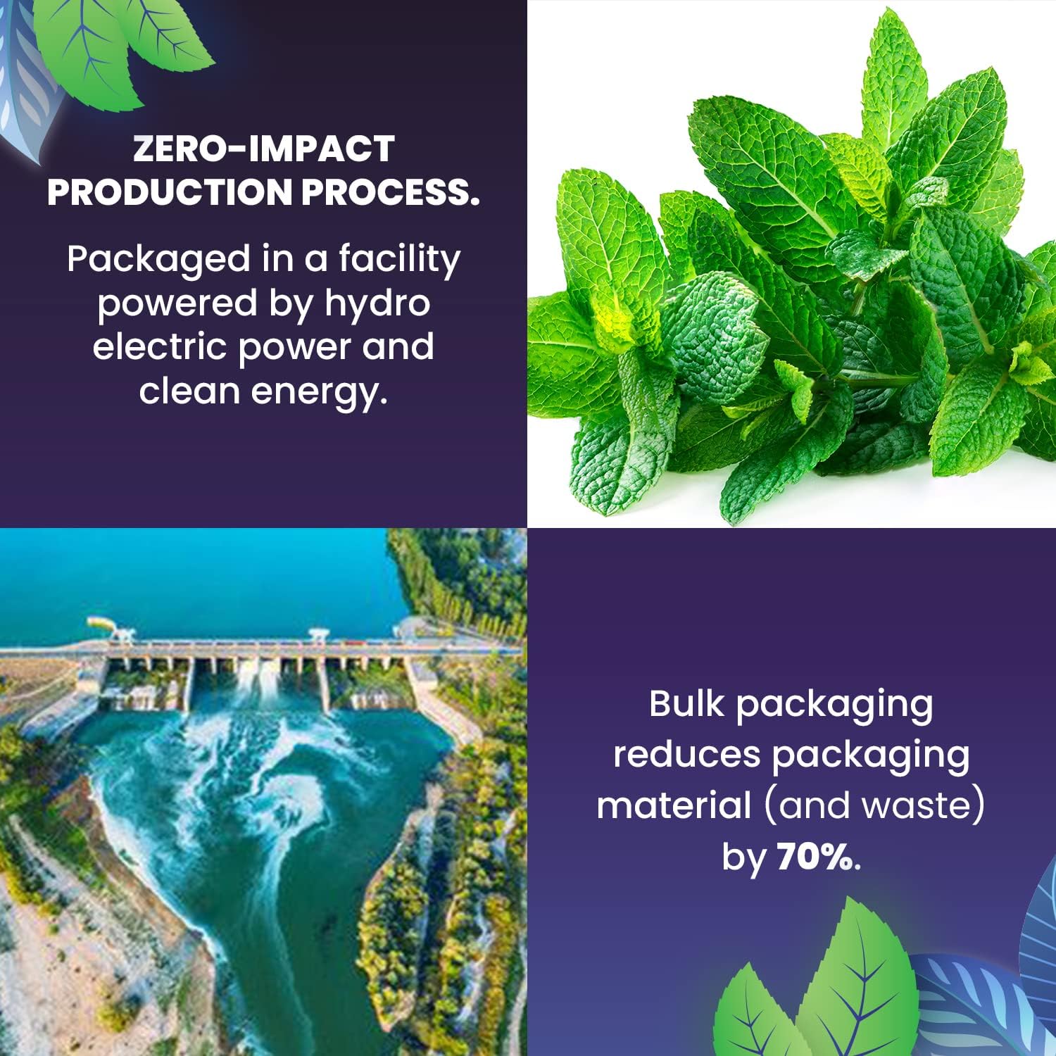 Cederberg Tea Company Organic Spearmint Tea — 30 Tea Bags | Organic Herbal Tea From Single Origin | Eco-Friendly Tea Bags | Non-GMO Caffeine Free Tea With Zero Sugar