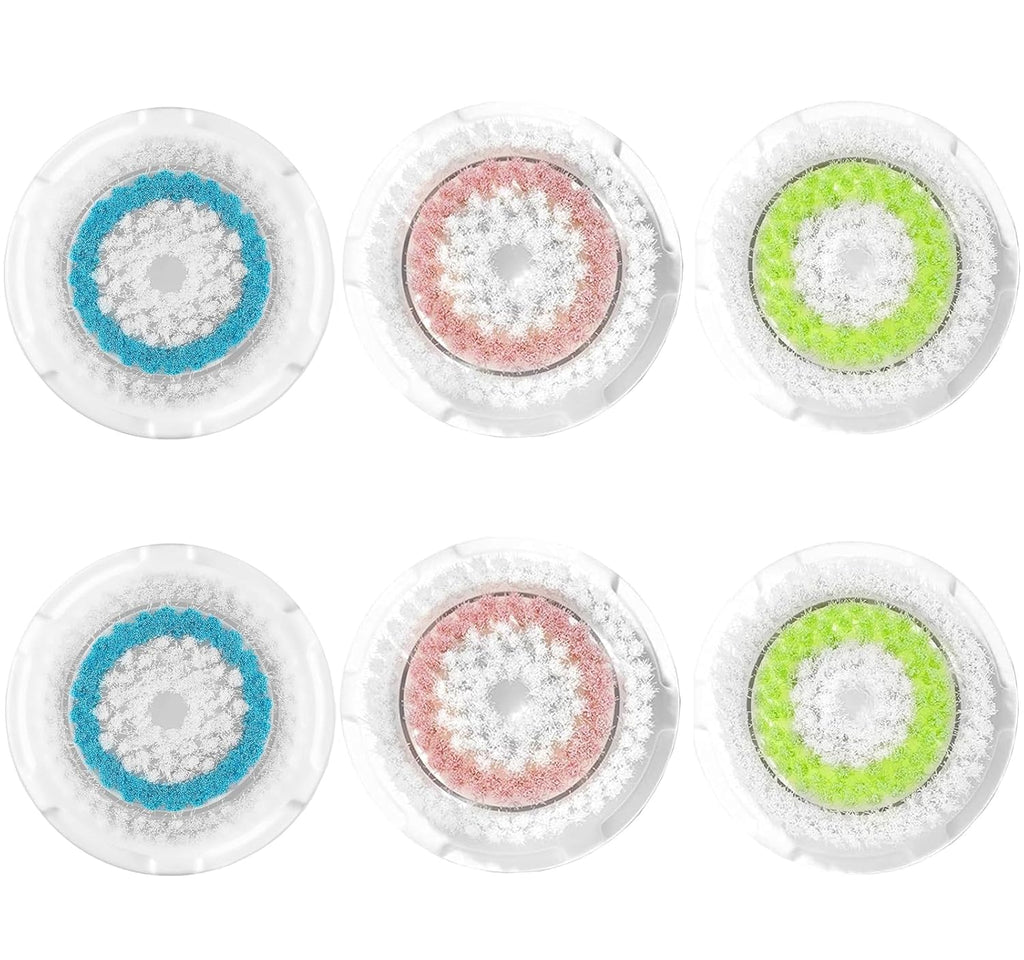 Facial Cleansing Brush Head Replacements Compatible with Clarisonic Mia 1, Mia 2, Mia Fit, Alpha Fit, Smart Profile Uplift, Deep Pore Face Brush Head Replacement Cleaning Tool(Mutil Color)