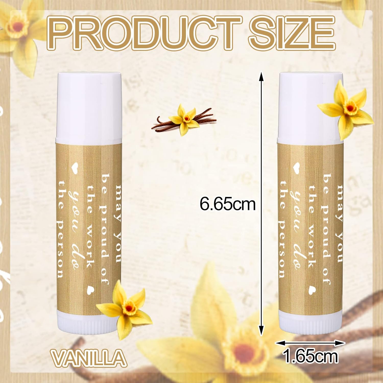 Demissle 72 Pcs Thank You Lip Balm Appreciation Gifts Bulk Inspirational You're the Balm Vanilla Ingredients Lips Care for Thanksgiving Christmas Appreciation Favor Employee Coworker Volunteer