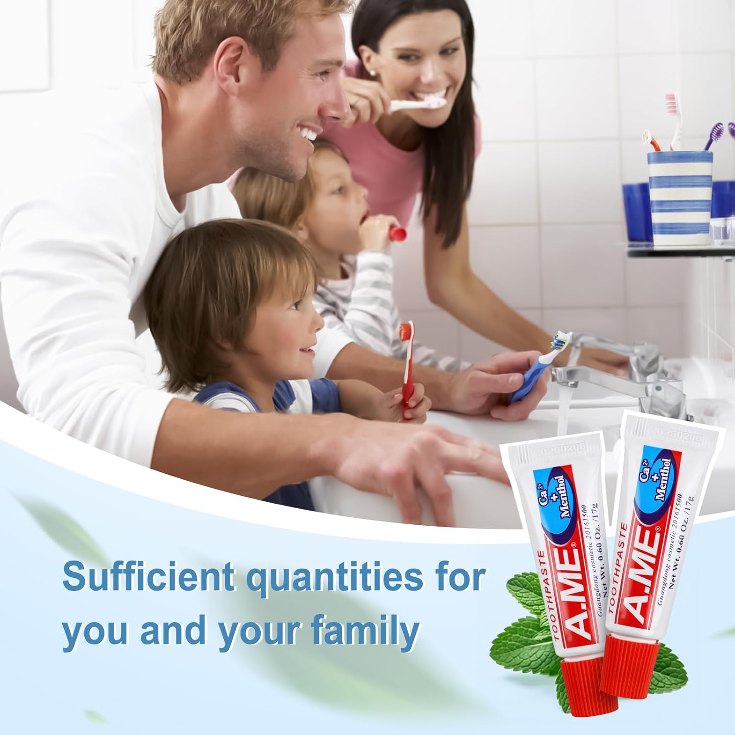 Toothpaste Bulk Travel Size, Disposable Small Travel Portable Mini Compact Pocket Size Toothpaste for Bad Breath, Vacation/Hotel/Camping Shelter/Homeless/Nursing Home/Charity 0.6 oz/ 17g (200 Tubes)