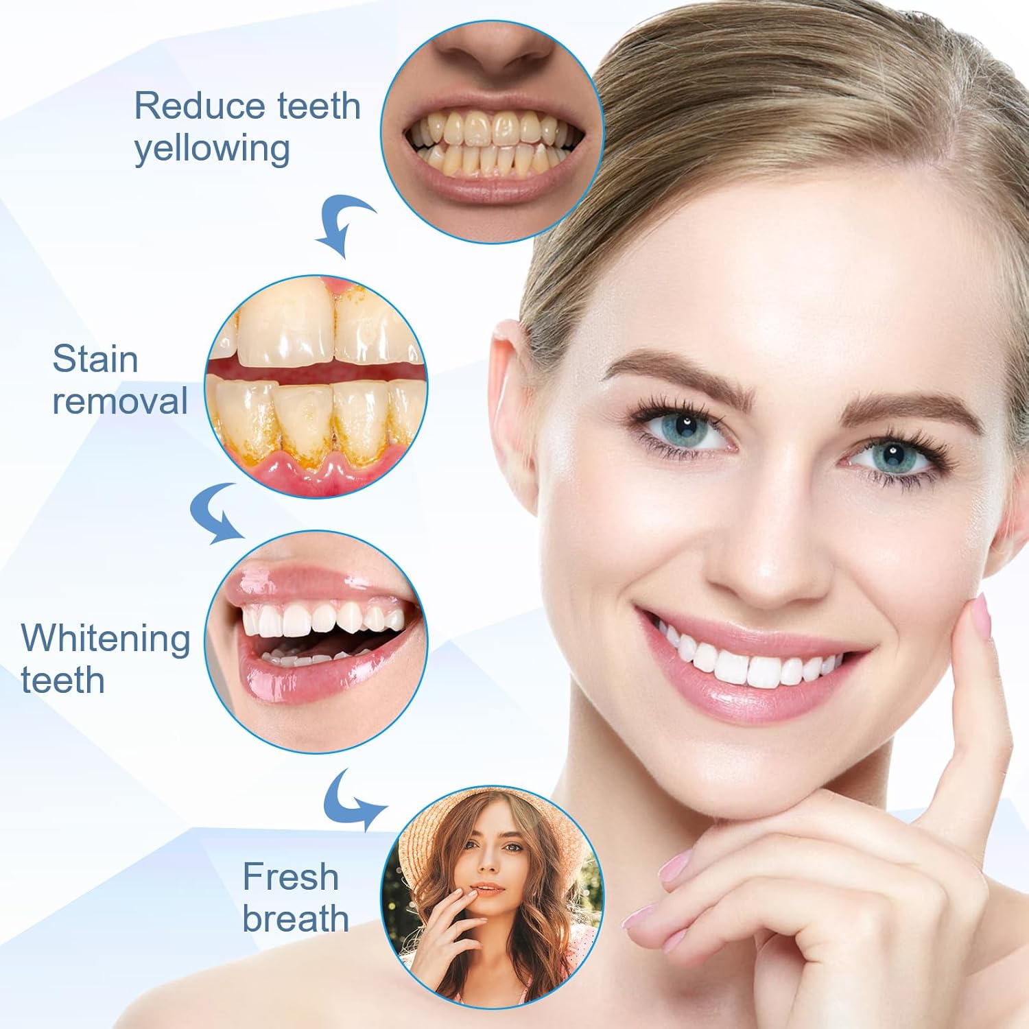 Teeth Whitening Pen, Teeth Whitening Essence Pen, Teeth Whitening Essence, Teeth Whitening Gel, Intensive Teeth Stains Removal, Reduce Teeth Yellowing (3PCS)