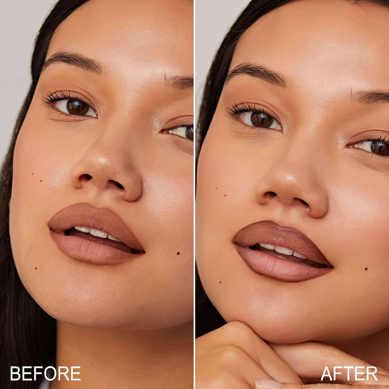 OETUIOW Lip Stain, Lip Gloss Lightweight Waterproof Stay on All Day, Smudge-proof Natural Finish, Vegan & Cruelty-Free, Stocking Stuffers for Teen Girls (Rose)