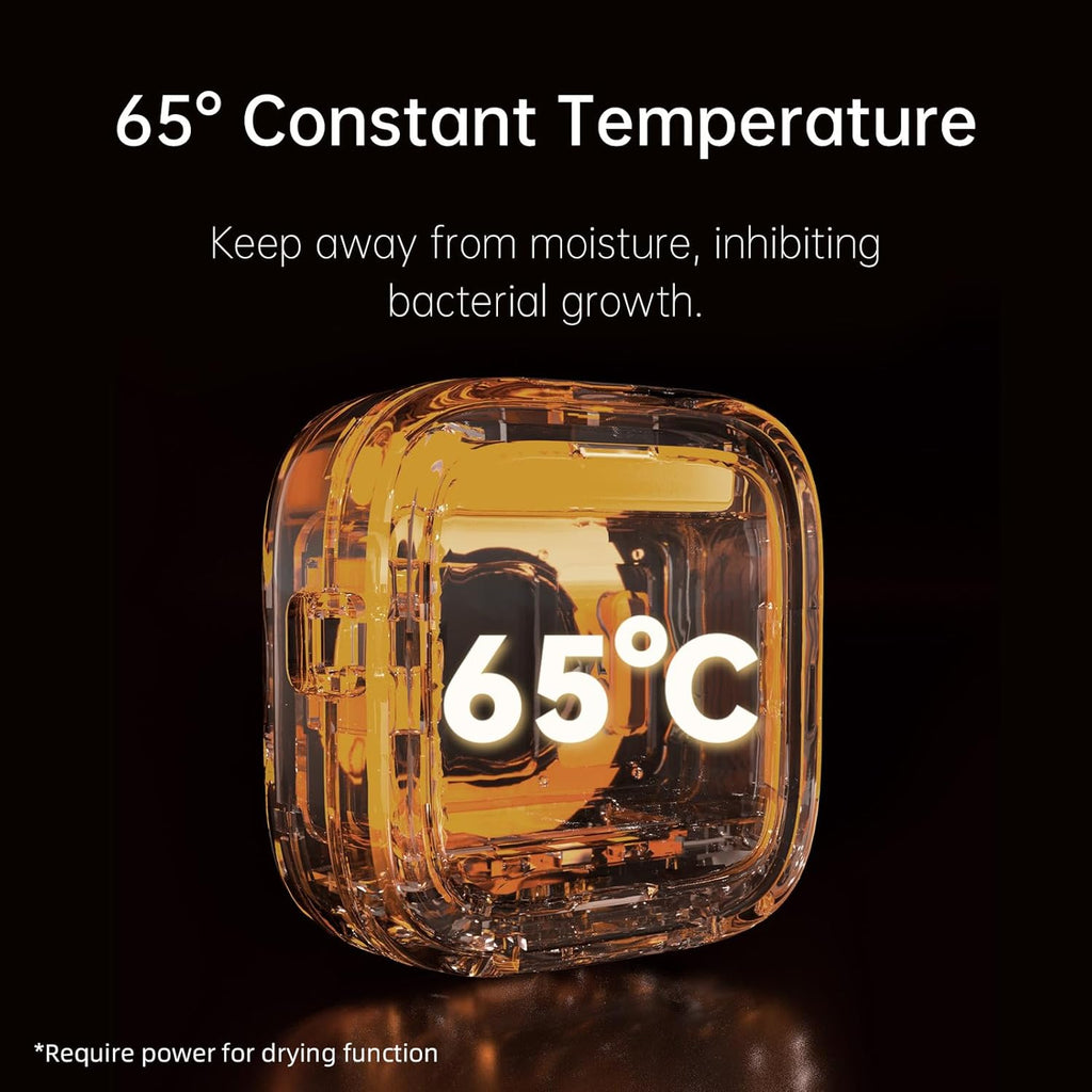 UV-C Toothbrush Sanitizer and Holder, Portable Toothbrush Case Magnetic Mounting, Rechargeable Toothbrush Cover for Any Toothbrush Head, Tooth Brush Cover Cap for Home & Travel (White)