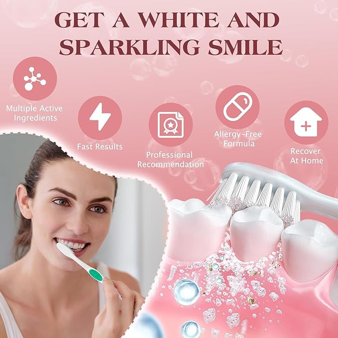 SP-6 Probiotic Whitening Toothpaste - Enhanced Formula with 6 Probiotics for Teeth Whitening and Gum Health - Enamel-Safe, Fluoride-Free, Fresh Mint Flavor, 4.9Oz (3)