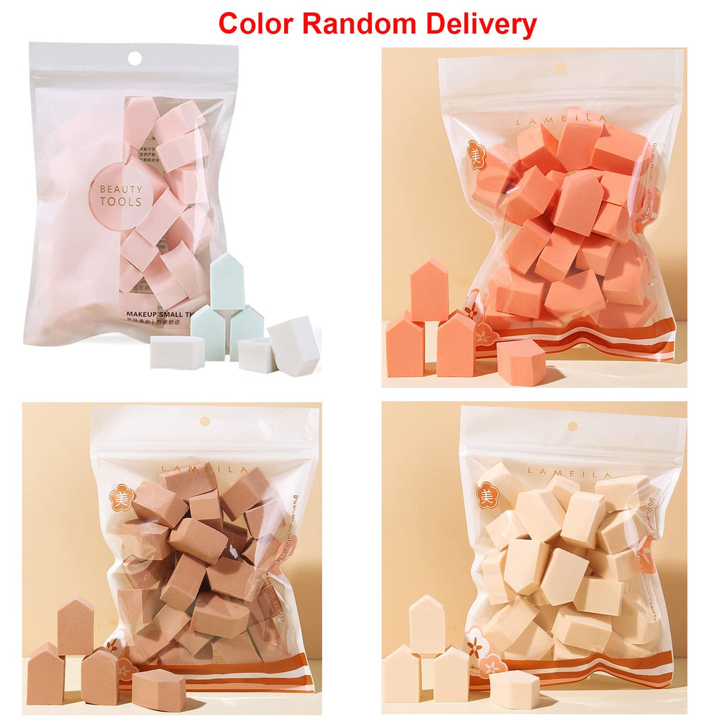 25 PCS Makeup Blenders Sponges Set, Use for Dry and Wet, Perfect for Full Face Curve Blending, Cream, Liquid, Powder Foundation Cosmetics, Latex Free & Soft & Flexible, Pentagon