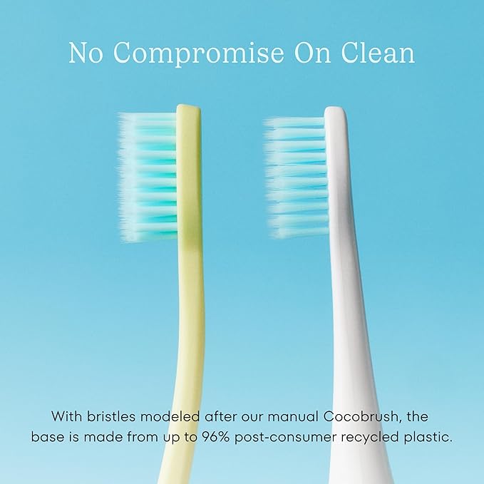Cocolab Electric Brush Refills, Ultra-Sensitive & Soft, 3-Pack Replacement for Sonicare, Experience Superior Clean, Electric Toothbrush Brush Heads