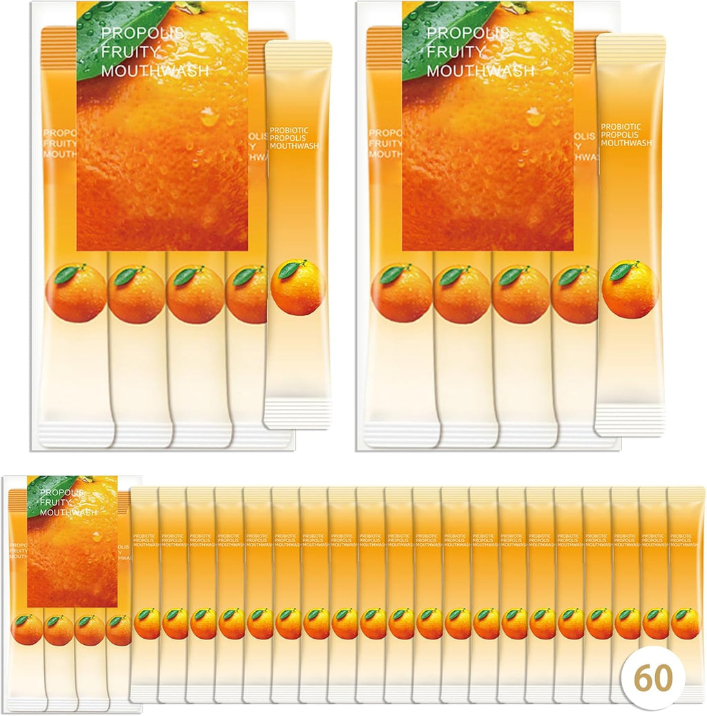 60PCS Travel Size Mouthwash,Portable Mini Mouthwash,Long-Lasting Freshness Travel Mouth Wash for Oral Care A20