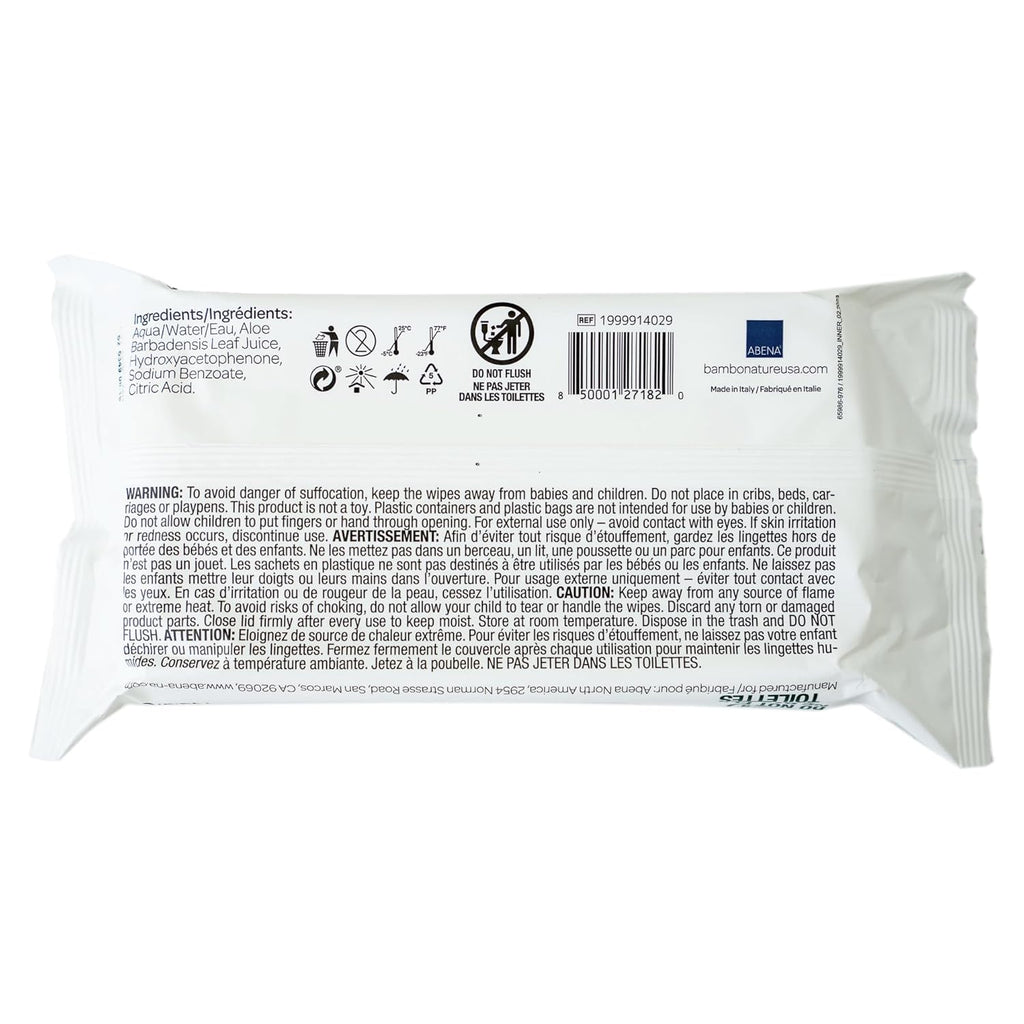 Bambo Nature USDA Certified Biobased Baby Wipes 64 Count