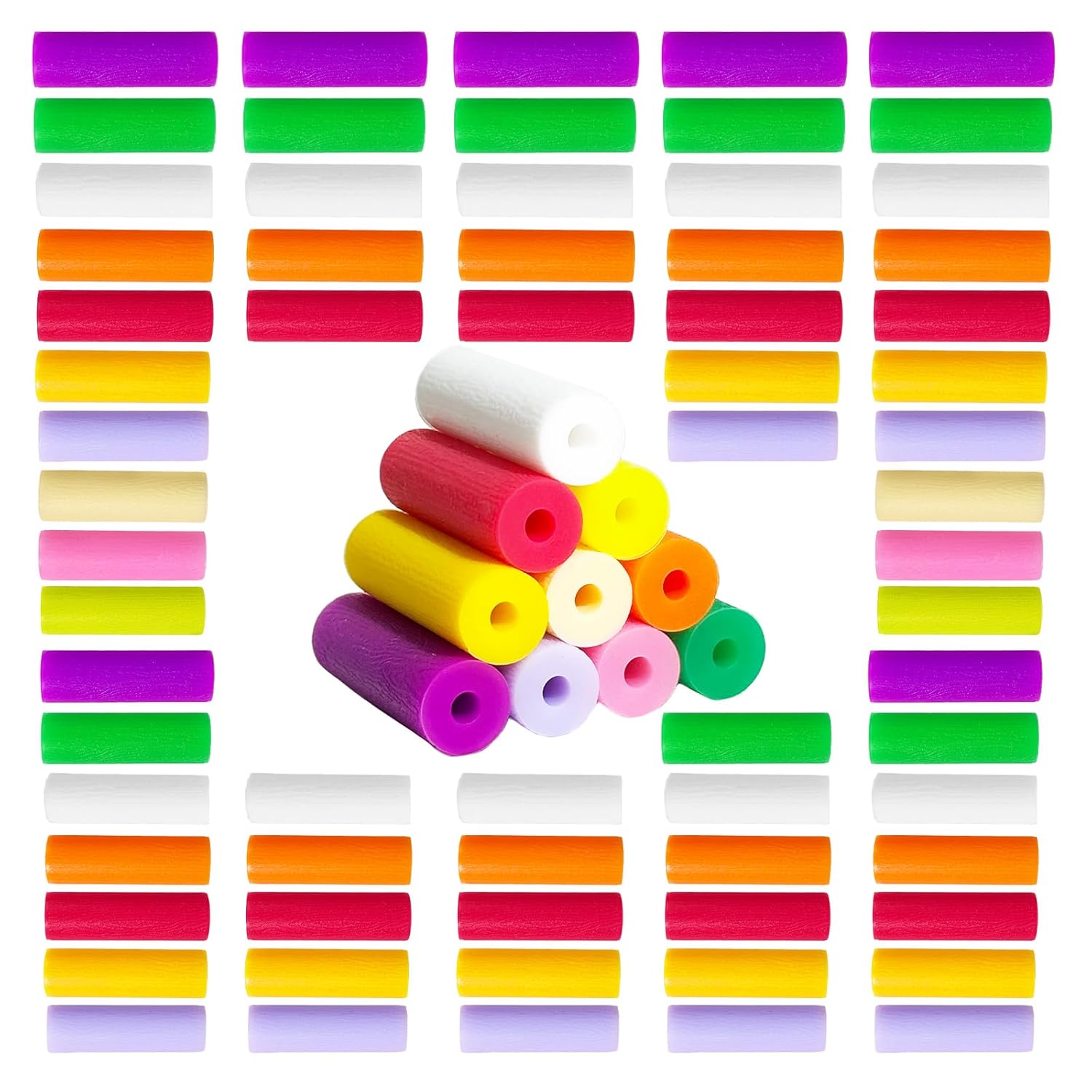 120PCS Aligner Chew,10 Mix Colors Chew for Invisalign Aligners,Orthodontic Silicone Chompers Aligner Trays Seaters