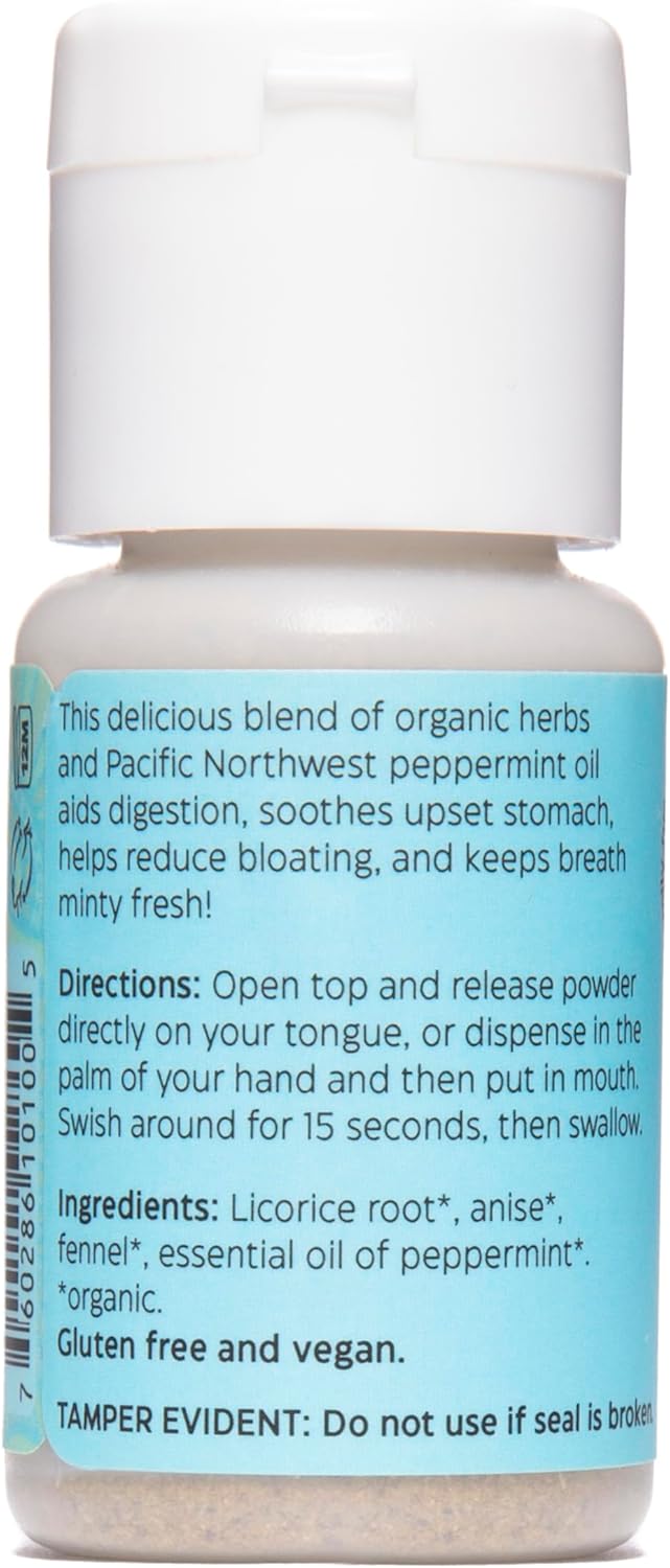 Uncle Harry's Certified Organic Breath Freshener and Herbal Digestive | with Organic Licorice, Anise, Fennel, Peppermint | Gluten Free 0.56 oz