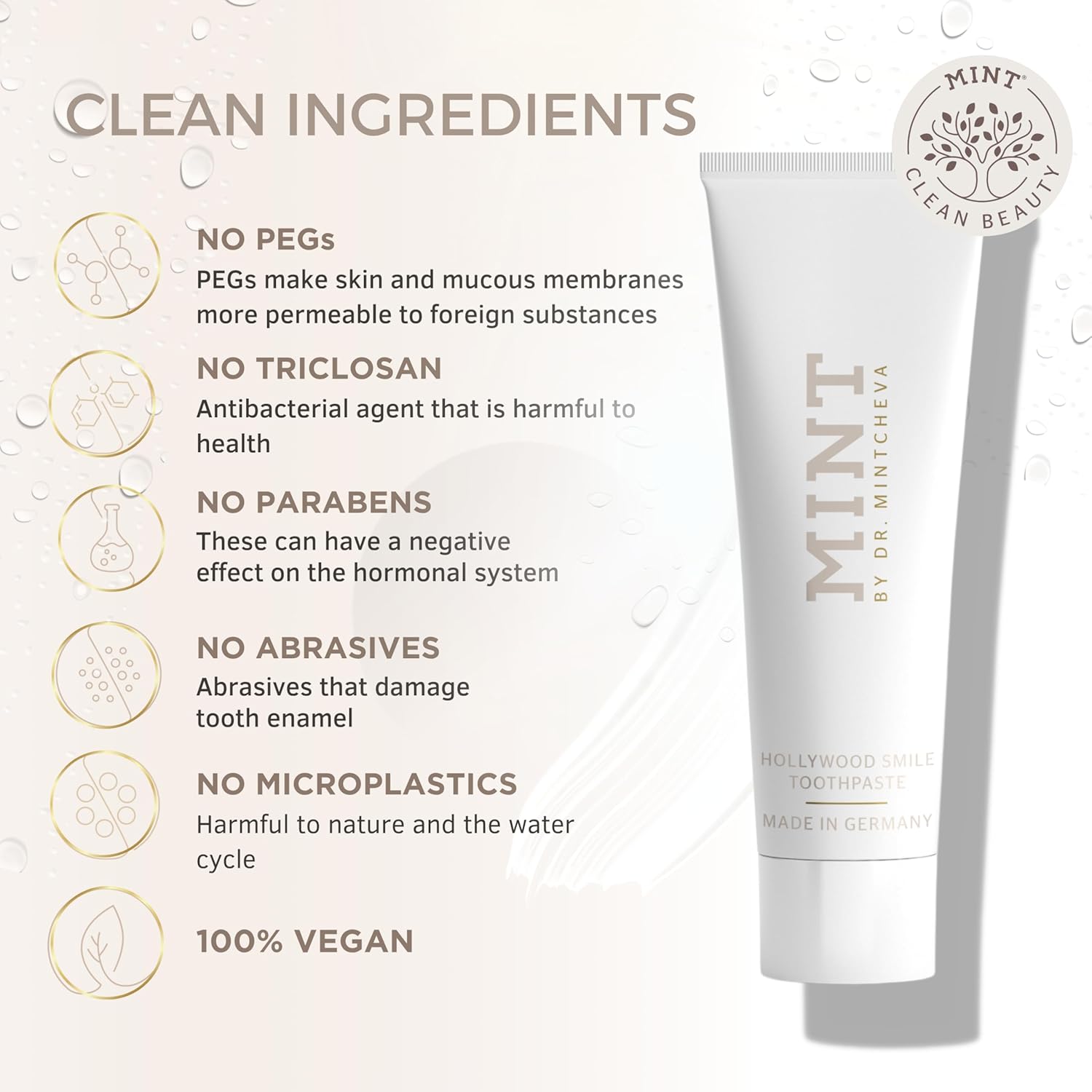 Mint Bright Smile Essential Set – Whitening Polishing Paste & Mouthwash – MPT1 Ultra Polish Technology with Perlite – Hydrogen Peroxide for Radiant Teeth – Vegan, Alcohol-Free, Microplastic-Free