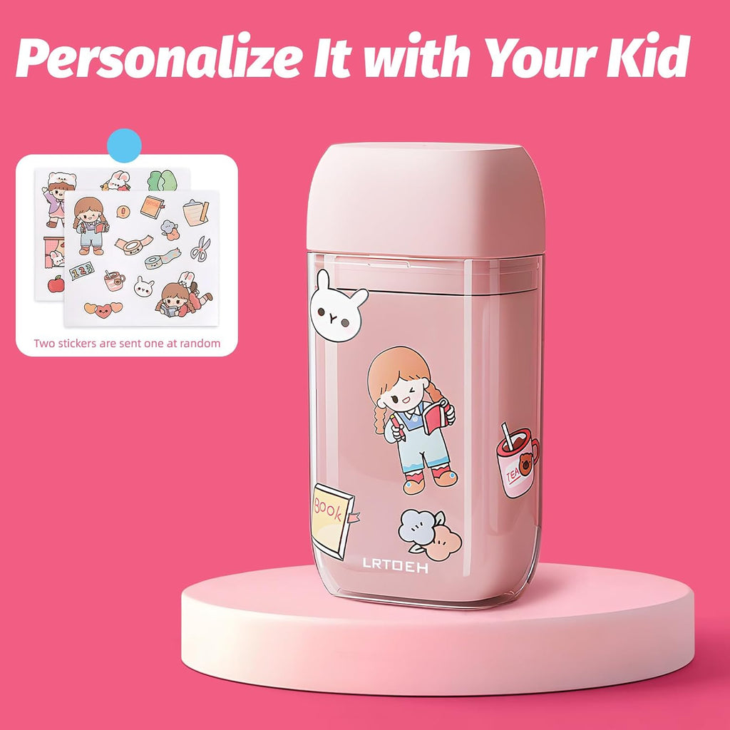 Travel Toothbrush Cup Set, Portable Travel Wash Cup with Foldable Toothbrush, Small Toothbrushes Case Holder with Cover, Lightweight Mini for Hiking, Business Trip (Pink)