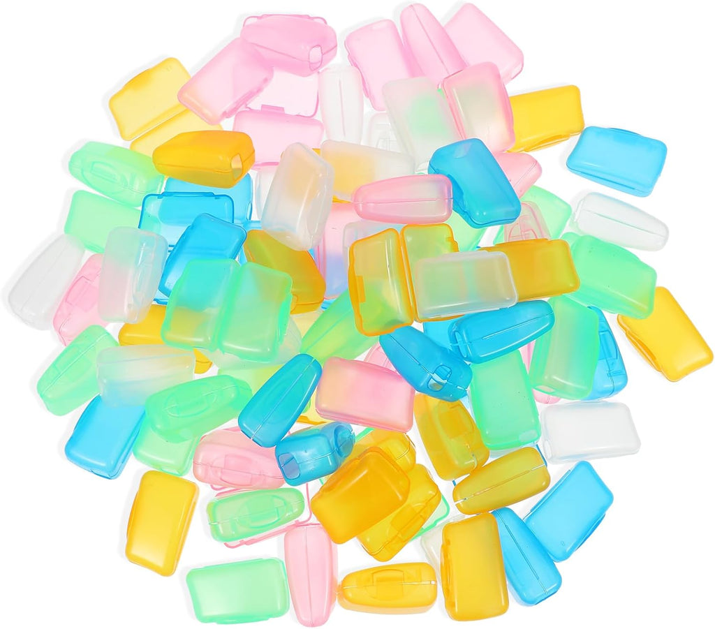 100PCS Travel Toothbrush Head Covers, Portable Toothbrush Pod Caps Case Protector for Home and Outdoor