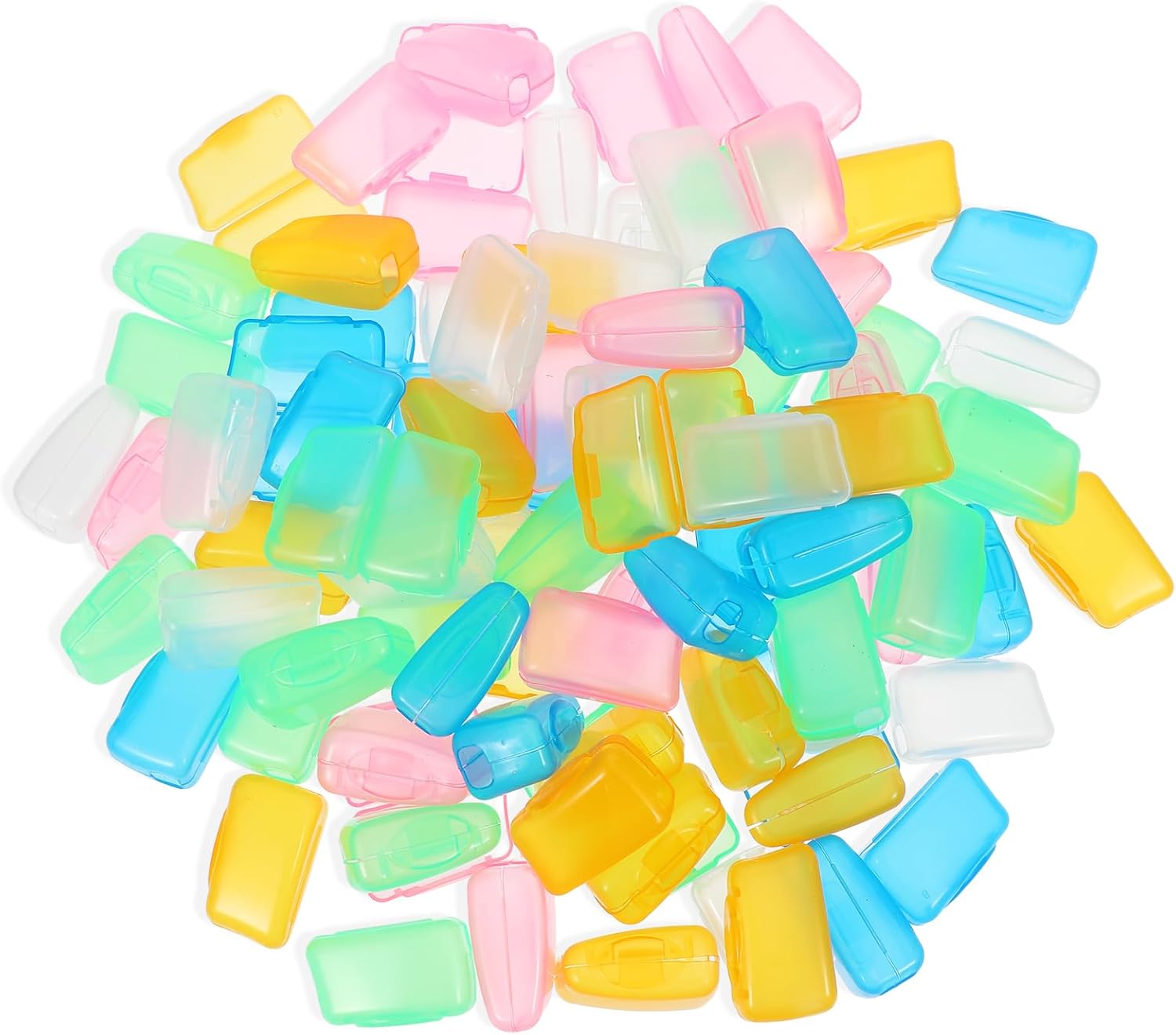 100PCS Travel Toothbrush Head Covers, Portable Toothbrush Pod Caps Case Protector for Home and Outdoor