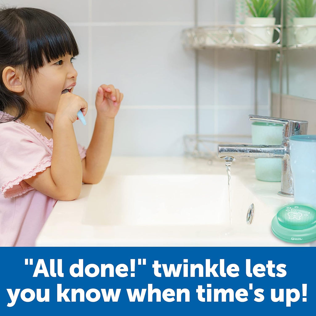 Learning Resources 2-Minute Toothbrushing Timer - 1 Piece, Age 3+, Kids Dental Health, Toddler Toothbrush for Boys and Girls