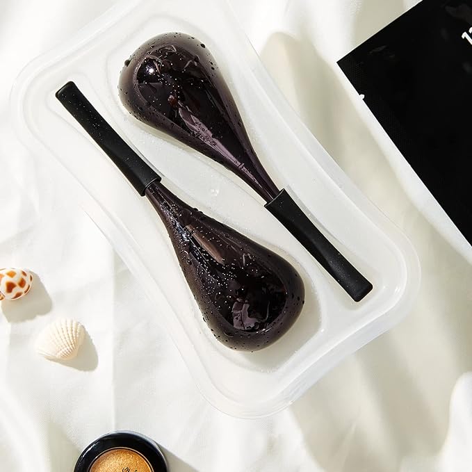 Pfefe Cryo Sticks for Face, Ice Globes Cryo Globes for Facials, Esthetician Supplies Gifts, Unbreakable Stainless Steel Ice Roller Cooling Spa Balls with Storage Case