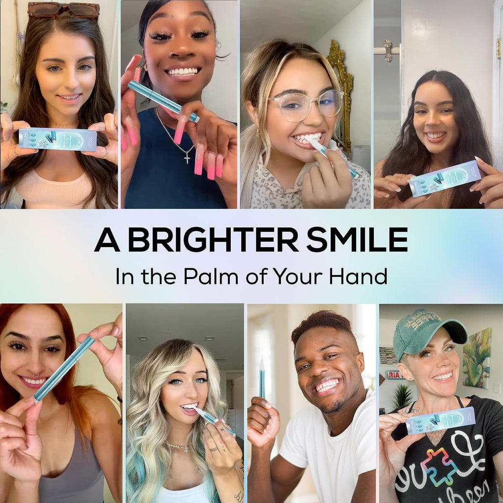 Venus Visage Teeth Whitening Pen (1 Pack) - Effective Teeth Whitening Gel - 10+ Uses - Professional Formula - Mint Flavor - No Sensitivity