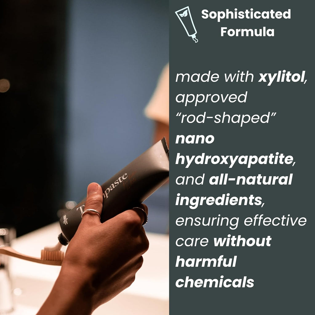 Nudge Toothpaste Variety Pack, 10% Nano Hydroxyapatite, Natural Mint, Orange, and Watermelon, Fluoride Free, SLS Free, Remin+ Formula, 3 x 4 oz Tubes