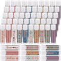 50 Pack Christian Religious Gifts Bulk Lip Balms for Women Men Religious Church Party Favors Bulk Bible Verse Lip Balm with Scripture Inspirational Gifts for Coworkers Staff Employee(Morandi)