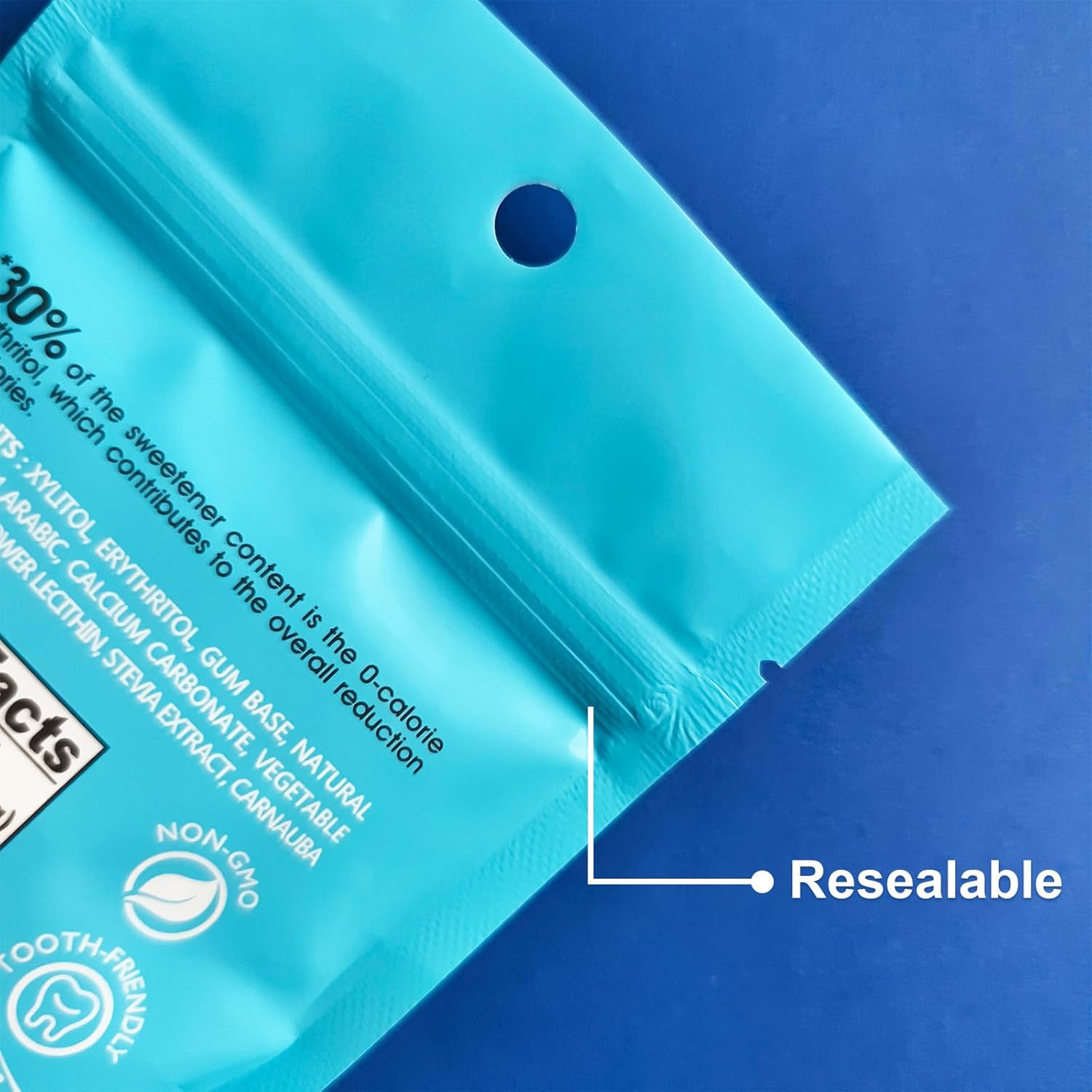 DC24 DAILY CARE Gum, Aspartame Free & Sugar Free Gum, Xylitol Chewing Gum with Erythritol, Low-Calorie, Sugarless, Natural Peppermint, 50 Pieces (Pack of 2)