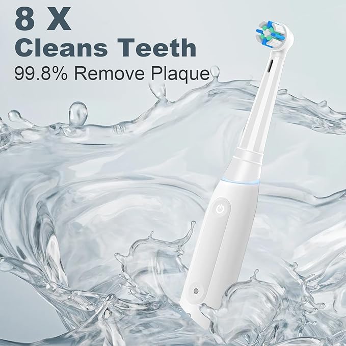 12 PCS IO Replacement Heads Compatible with Oral b IO 2/3/4/5/6/7/8/9/10 Series Electric Toothbrush, Brush Heads Refills Compatible with Oral B IO (White)