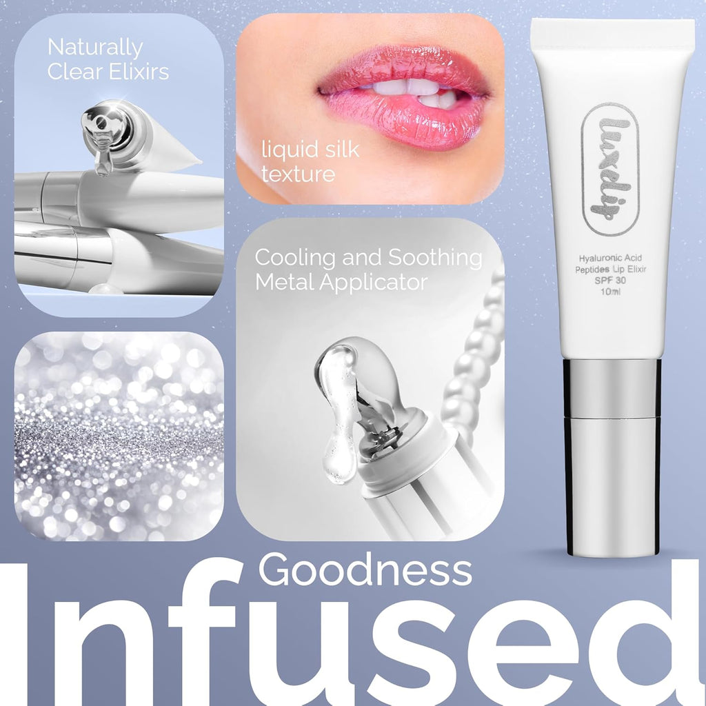 Tinted Lip Balm for Dry, Chapped Lips, Hydrating Vegan Lip Care with Sheer Color & Moisturizing Glow – Non-Sticky Nourishing Lip Treatment for Soft, Smooth Lips (Naturally Clear 10ml)