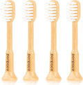 Bamboo Toothbrush Heads Compatible with Philips One by Sonicare, Extra Soft Castor-Oil Bristles for Sensitive Teeth, Eco-Friendly & Gentle Cleaning