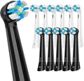 12 Pack iO Replacement Heads Compatible with Oral B iO, for Oral B iO 2/3/4/5/6/7/8/9/10 Series Toothbrushes, Medium Bristles, Soft Yet Effective, Black/White
