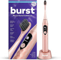 Burst Pro 2.0 Sonic Toothbrush for Adults (Rose Gold) | Electric Toothbrush with Smart Pressure Sensor | Soft Bristles | 5 Modes/Refined Scoring System | USB-C Charging | Magnetic Wall Mount