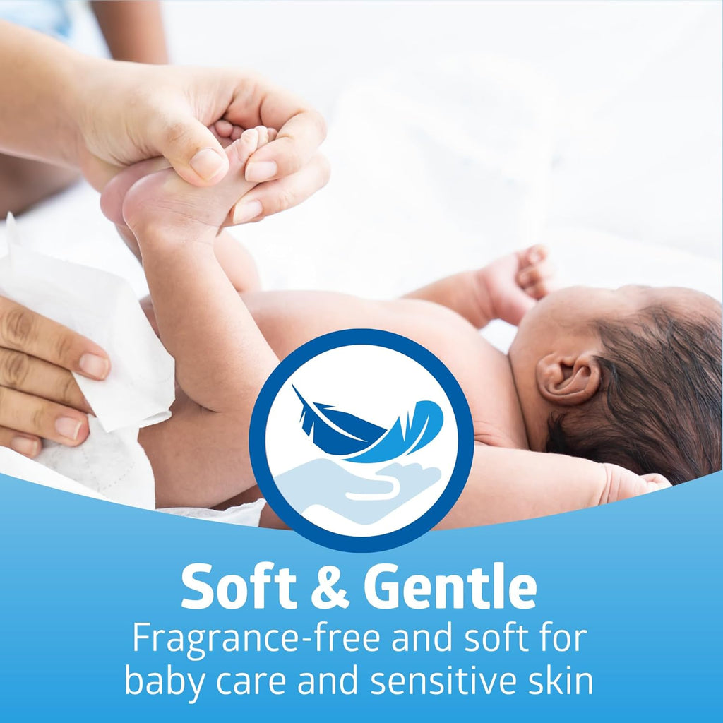 Medline Ultrasoft Dry Baby Wipes, Gentle Disposable Cleansing Cloths, 500 Count, Dry Wipe Size is 10 x 12 inches, Great for Sensitive Skin and can be used as Baby Washcloths, Incontinence Wipes