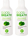 Goodbreath Mouthwash - Mint Mouth Rinse for Chronic Halitosis - New Ozone Technology Oral Rinse - Halitosis Treatment & Bad Breath Neutralizer - Mouthwash for Gum Diseases - Alcohol-Free | 2 Pack