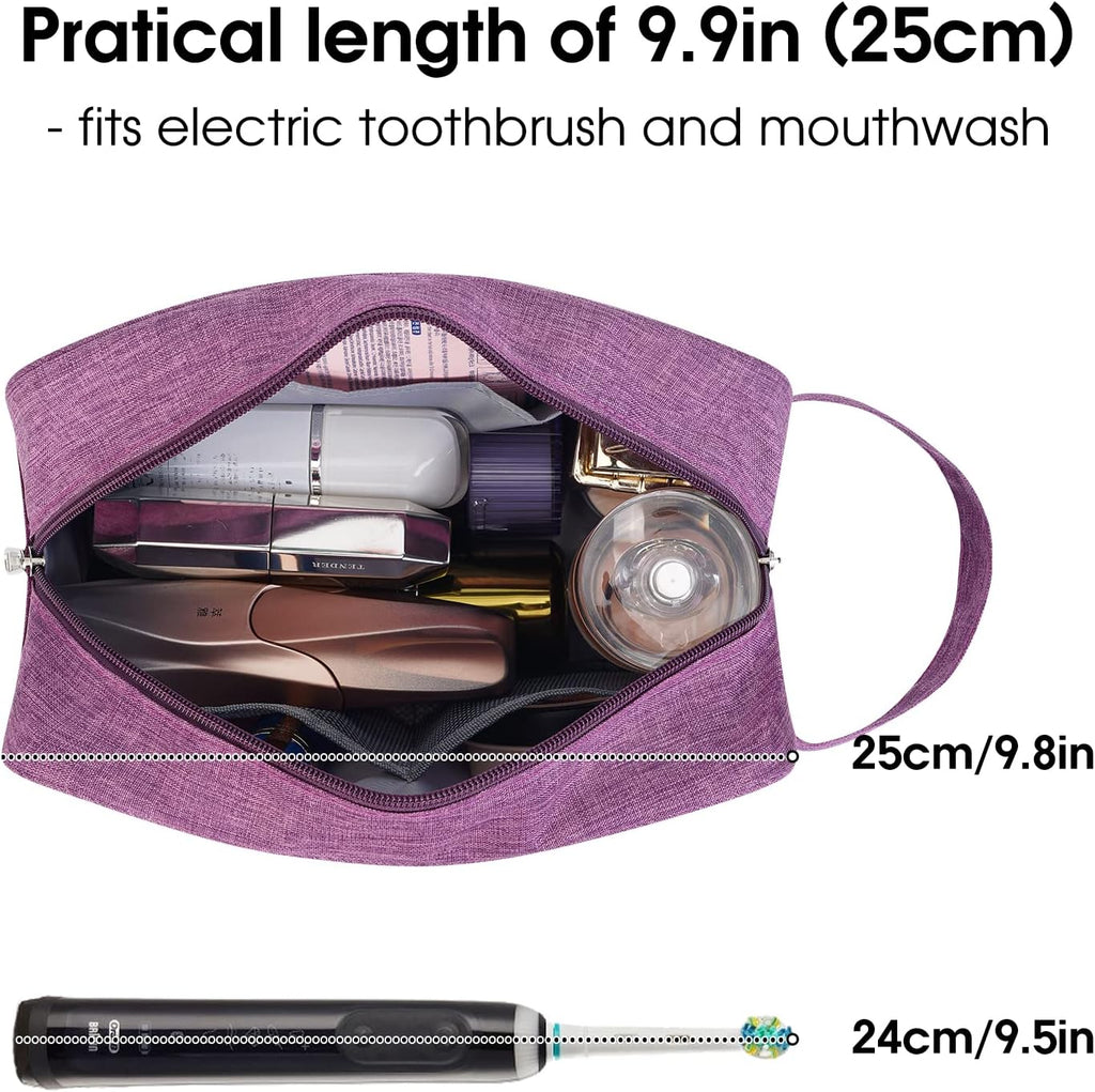 Narwey Travel Toiletry Bag for Women Traveling Dopp Kit Men Travel Bag for Toiletries Cosmetic Bag Makeup Bag Medicine Bag for Traveling