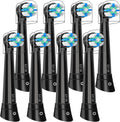 IO Replacement Heads Compatible with Oral b IO 2/3/4/5/6/7/8/9/10 Series Electric Toothbrush, Brush Heads Refills Compatible with Oral B IO for Teeth Clean (8 Black)