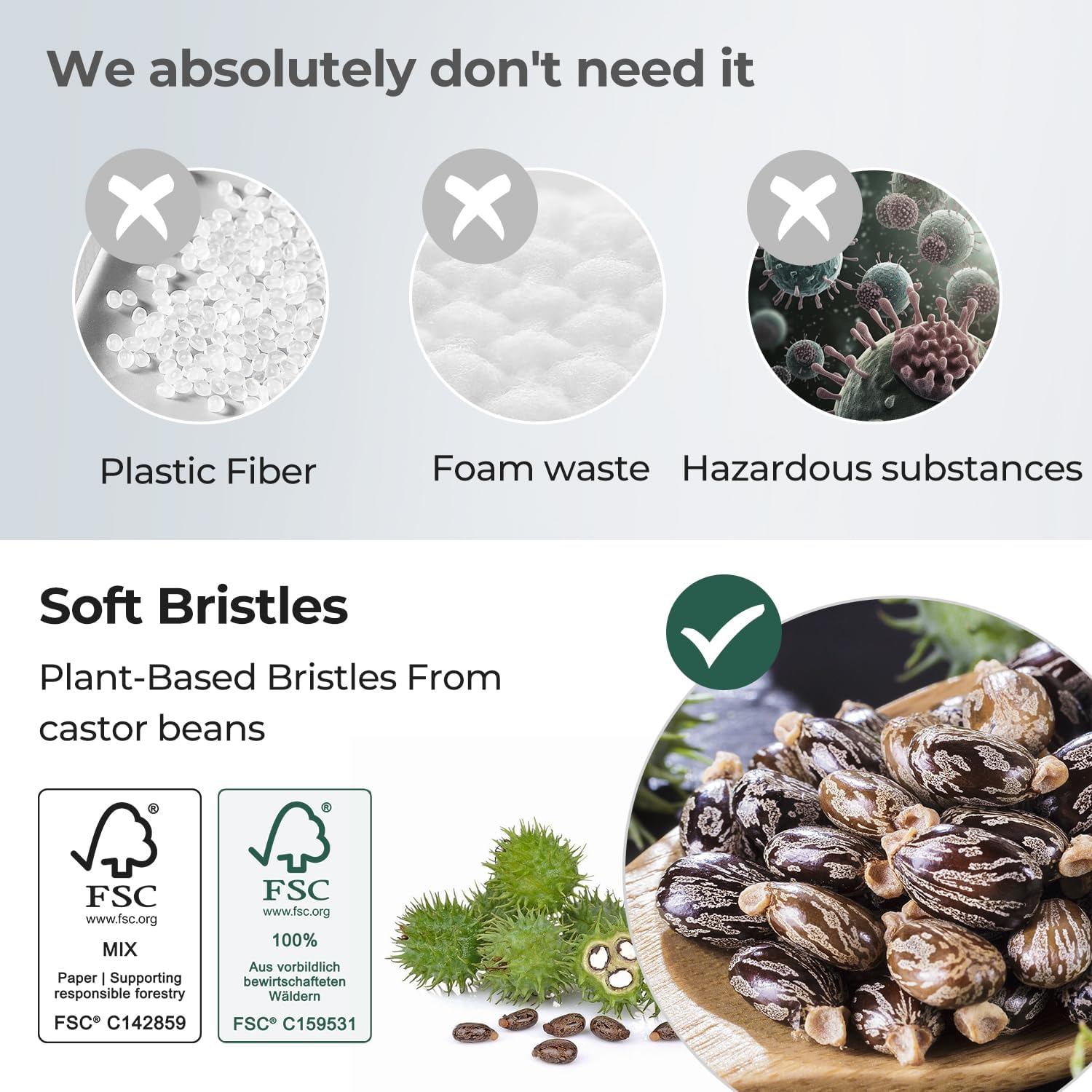 Bamboo Toothbrushes 10 Count, BPA-Free, Soft Plant-Based Tapered Bristles, Natural Wooden Toothbrush for Adults, Biodegradable Compostable Travel Tooth Brushes