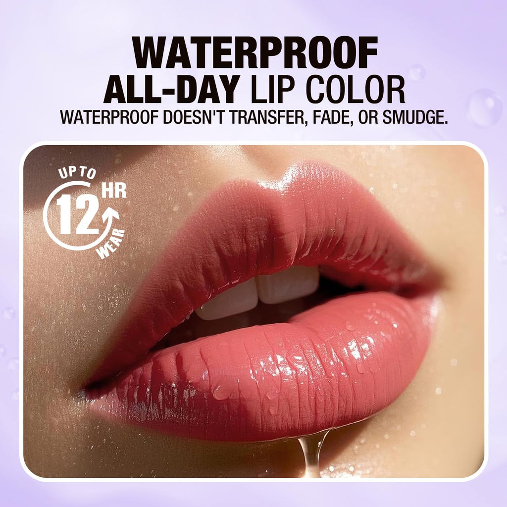 Jolilab Lip Stain Masque,Wipe Off Lip Tint,Waterproof,Transfer proof,Highly Pigmented,Ultra Long Lasting Lip Stain Peel off Makeup With Matte finish for All-day Wear.(#04 BRIGHT CORAL)