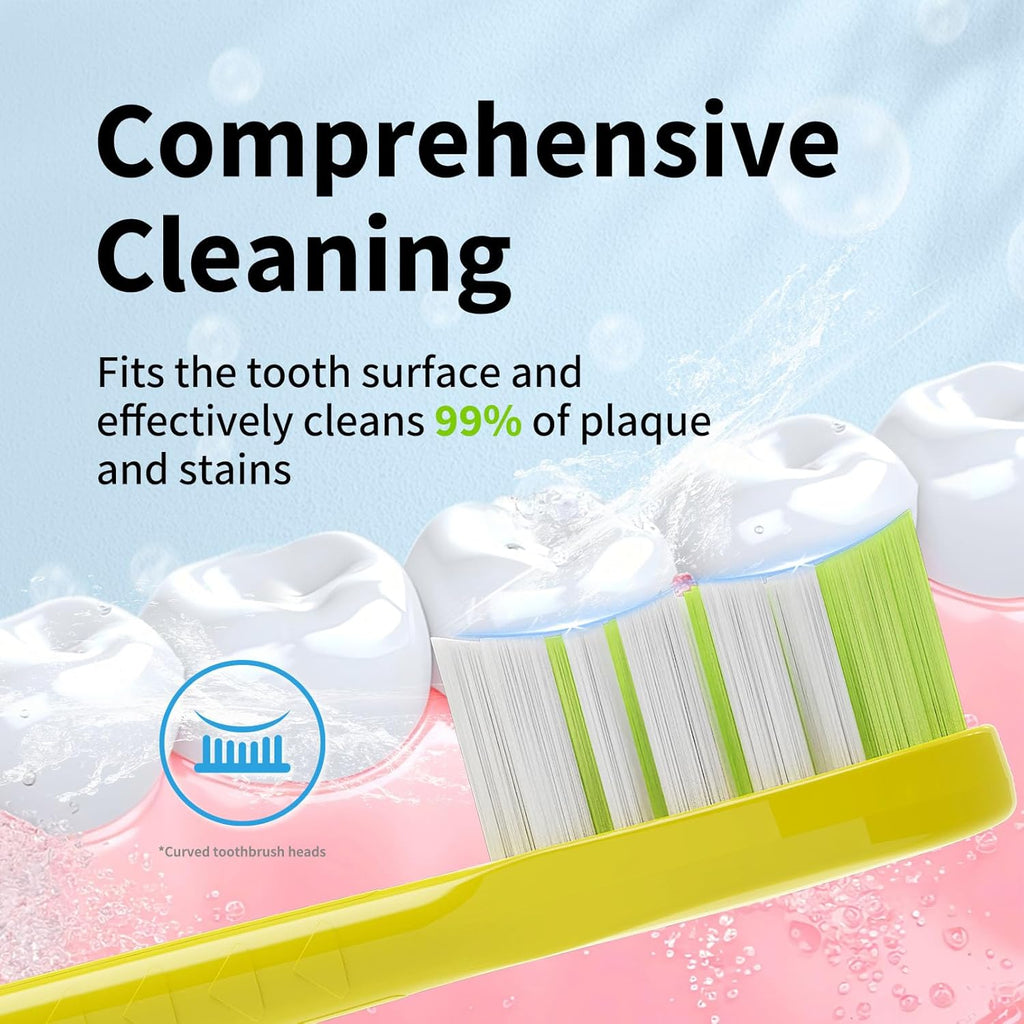 Replacement Toothbrush Heads Compatible with Philips One Sonicare Electric Toothbrush HY1200 HY1100, Tooth Brush Head Mango -10 Pack